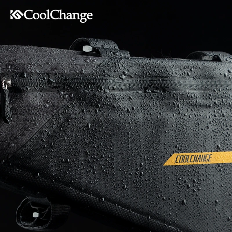 Велосипедная сумка CoolChange с треугольной отражающей передней рамой