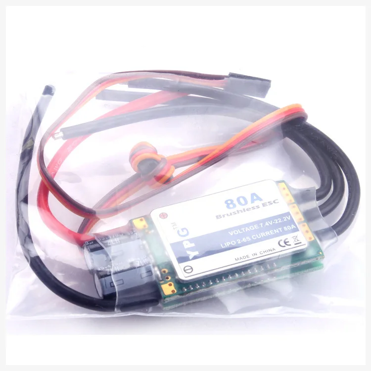 Аксессуары для бесщеточного регулятора скорости ESC YPG 80A (2 ~ 6S) SBEC | Игрушки и хобби