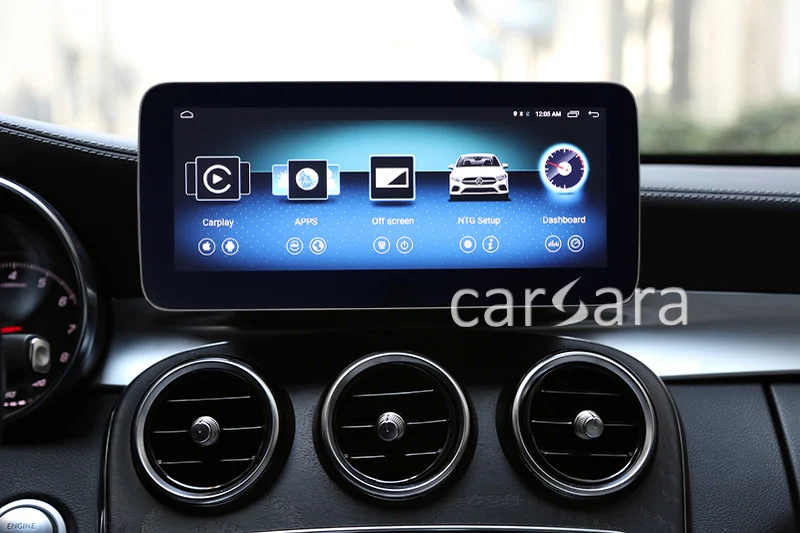 Mercedes navigation W205 GLC DVD android экран круглый угол видео дисплей антибликовое gps радио 4g ram стерео Мультимедийный дисплей