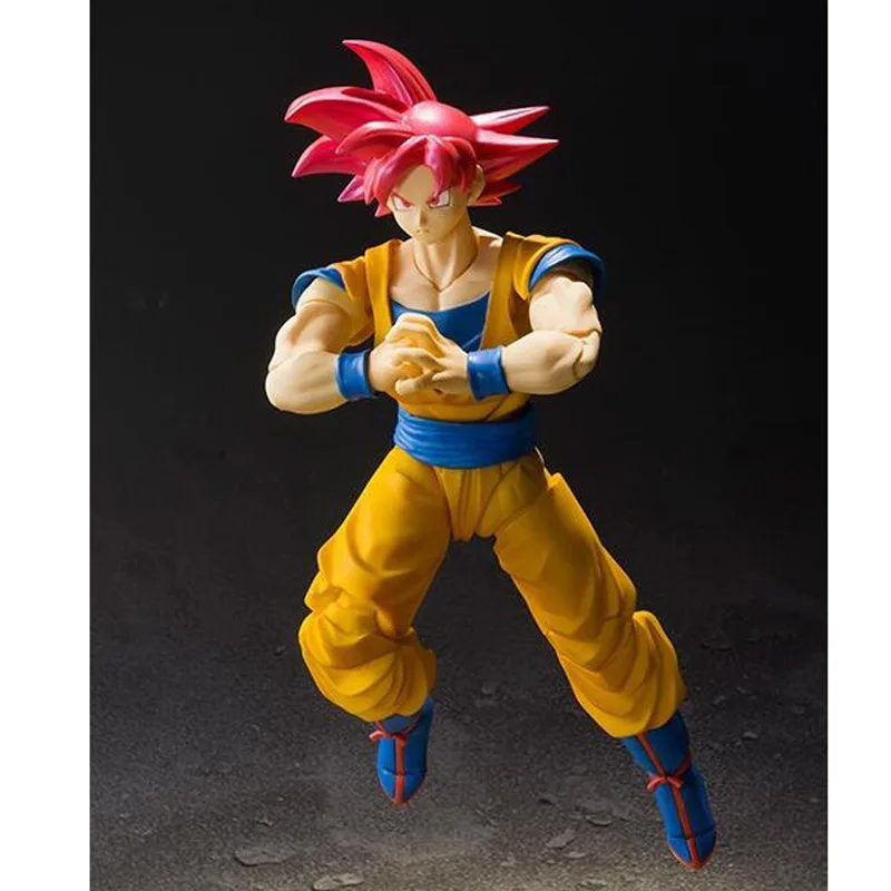 Dragon Ball Z Супер Саян Гоку суставов Статуэтка аниме из поливинилхлорида Новая