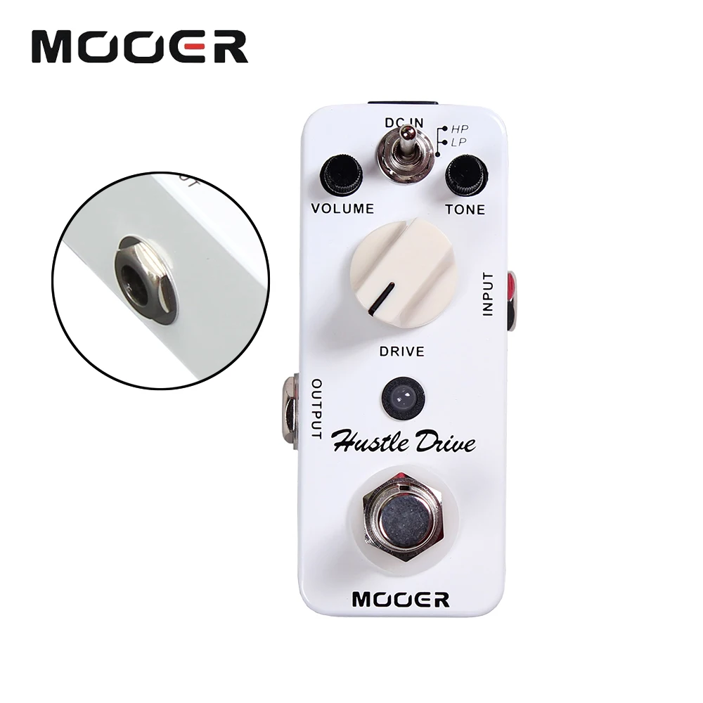 Mooer 2 Working Modes Effects True Bypass Micro Hustle Drive Distortion Guitar Effect Pedal Full metal shell | Спорт и развлечения