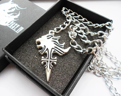 

Wholesale/Retail 2015Free Shipping FINAL FANTASY SLEEPING LION Heart SQUALL GRIEVER PENDANT NECKLACE NEW