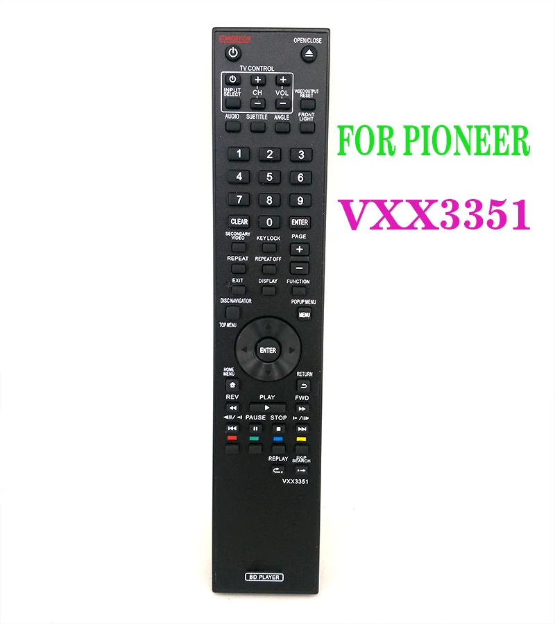 Пульт дистанционного управления VXX3351 для PIONEER BD плеер Пульт дистанционного управления Телефон держатель планшета BDP-330 BDP-120 BDP-121 BDP-140 BDP-4110 XXD3032