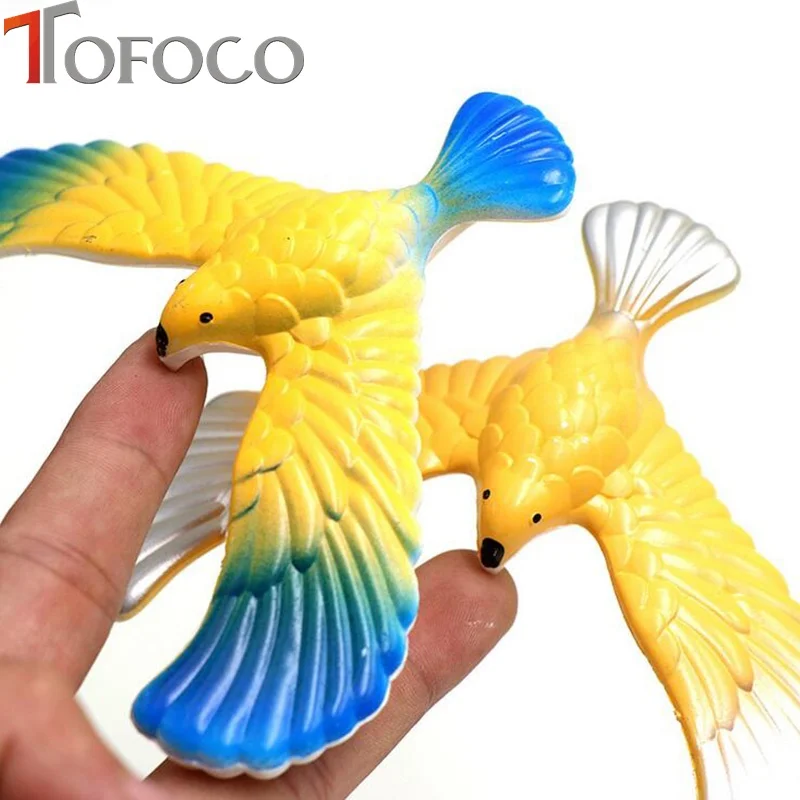 TOFOCO Magic Balancing Bird Science Desk Toy with Base Novelty Eagle Fun Learn Best Gift for Children | Игрушки и хобби