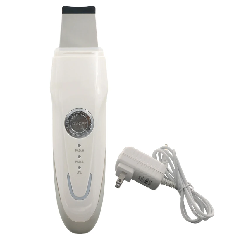 Ультра звуковой скраб для кожи лица Очиститель пилинг пор затянуть акне аппарат