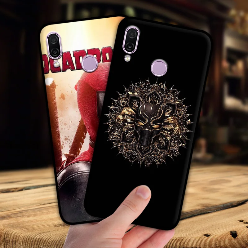 Mosirui чехол для Huawei Honor Play Marvel hero Дэдпул Человек-паук Черная пантера Халк