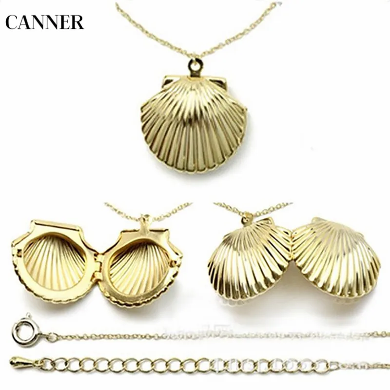 Ожерелье с русалкой Canner Little Sea Shell ожерелье розовое золото серебро | Украшения и
