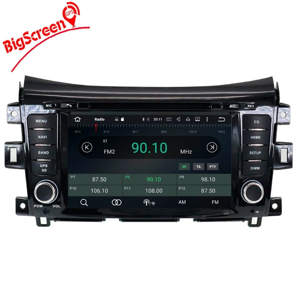 Автомобильный gps-навигация dvd-плеер радио чистый Android 7 1 8 0 для NISSAN NP300 Navara 2014 +