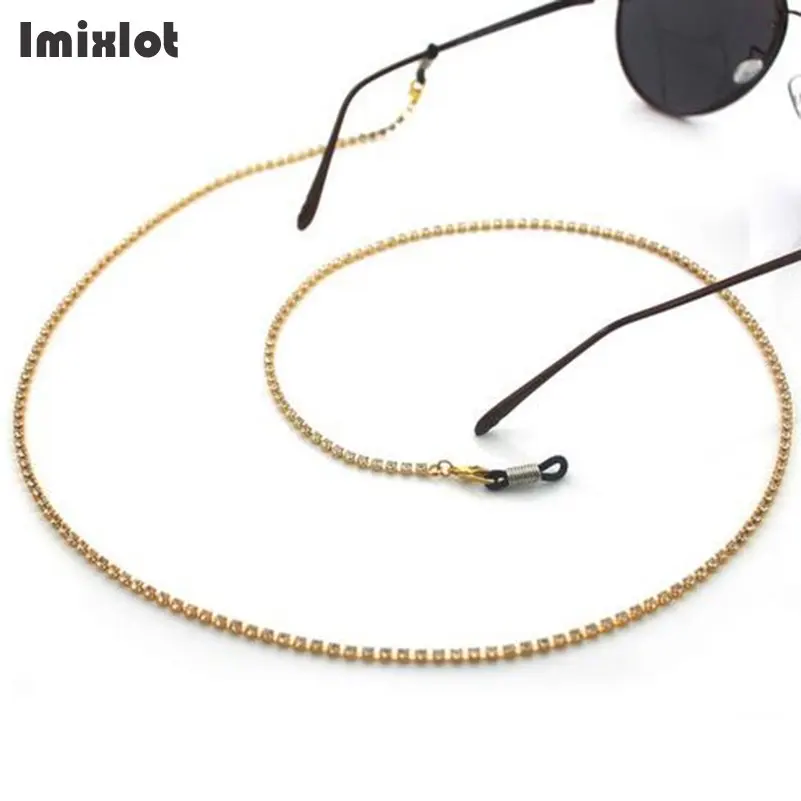 Imixlot серебро/золото Цвет Винтаж металлические очки с цепочкой рыбной ловли