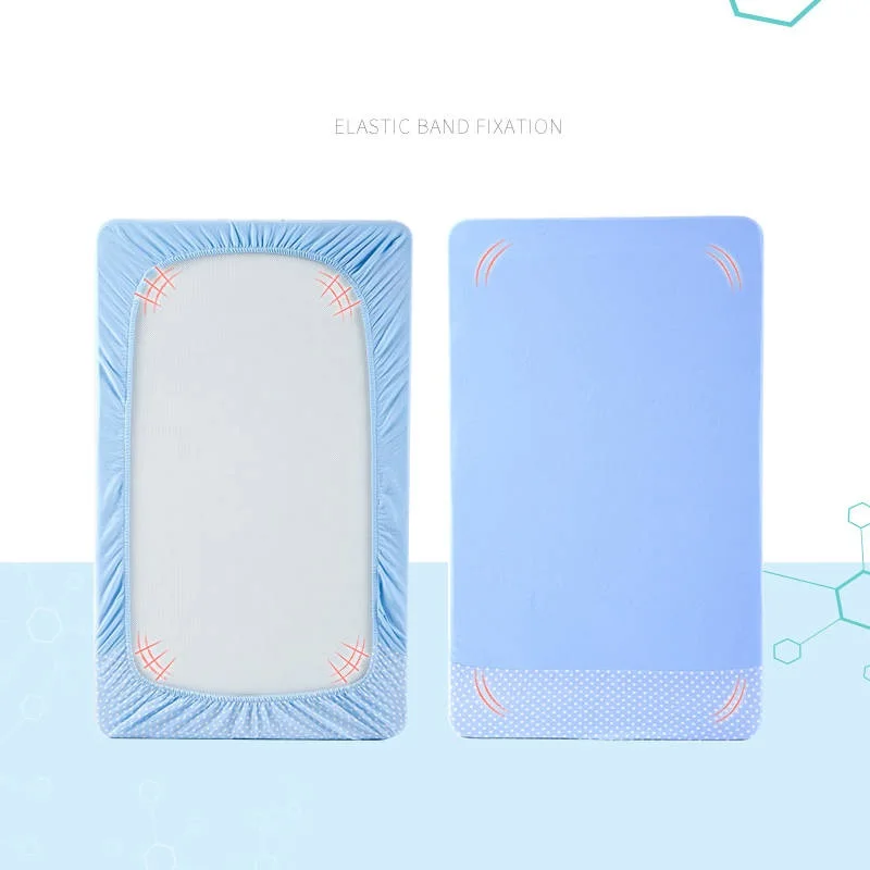 Однотонные хлопковые простынь для детской кровати Портативный матрасный чехол