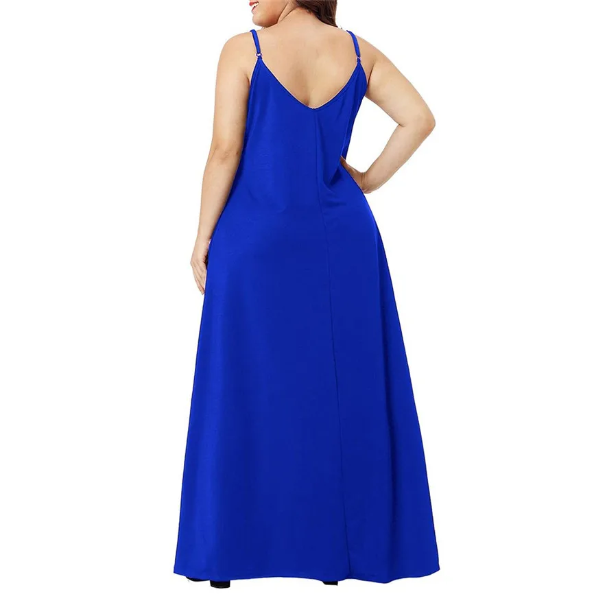 Женское платье без рукавов SAGACE Повседневное с v образным вырезом карманами и