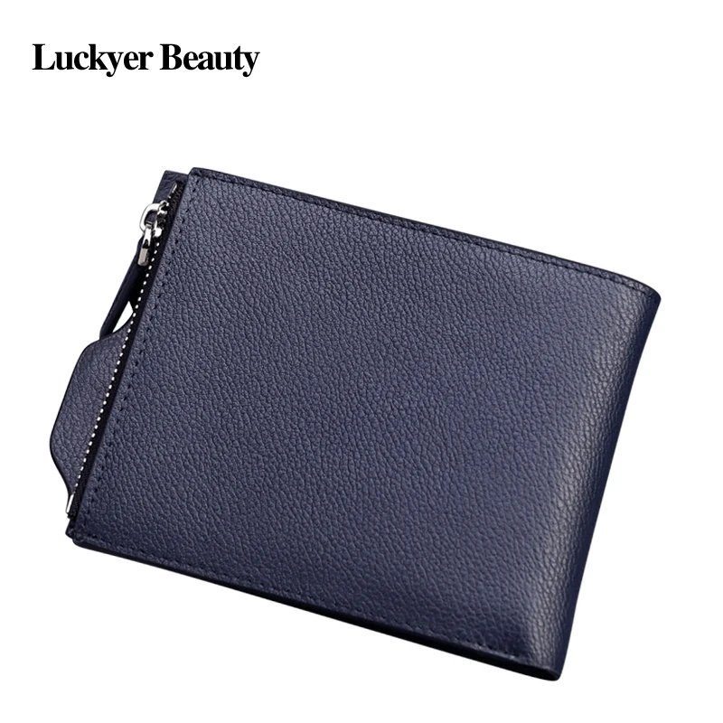 Luckyer Beauty модные для мужчин кошелек Элитный бренд кожа женские кошельки бизнес