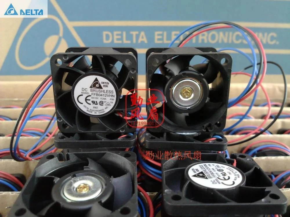 

Охлаждающий вентилятор постоянного тока для delta FFB0412VHN 4028, 40*40*28 мм, 4 см, 12 В, 0,24 А, 3-контактный