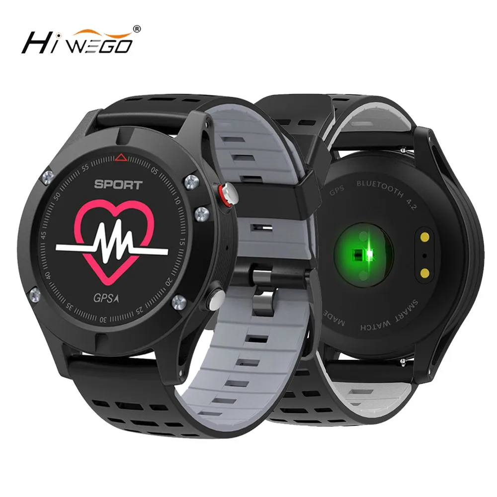 Hiwego мужские F5 GPS Смарт часы альтиметр барометр термометр Bluetooth 4 2 умные носимые