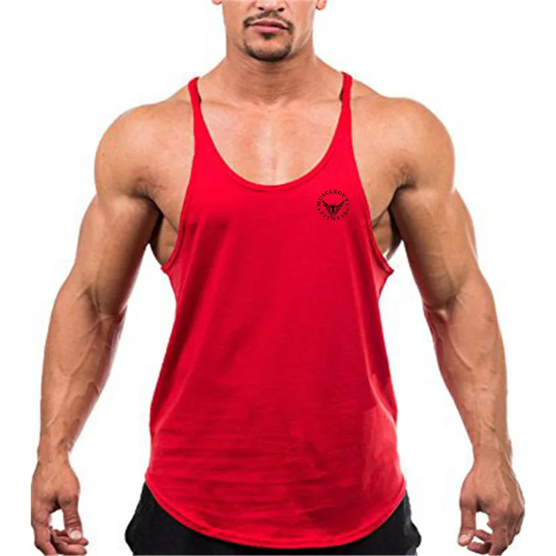 Muscleguys новые мужские майки без рукавов летние хлопковые топы на бретелях