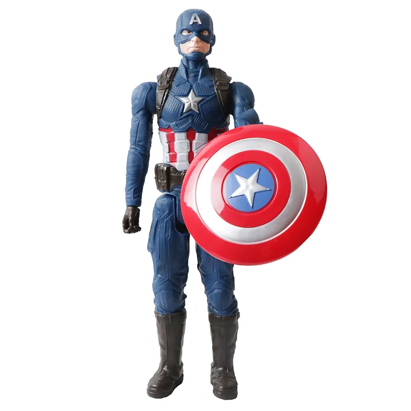 Captain no box 12 ''/30 см Marvel Мстители Endgame Titan Hero War Machine Капитан Америка муравей Hawkeye Thor Фигурки игрушки для детей Подарки - Цвет: Captain no box