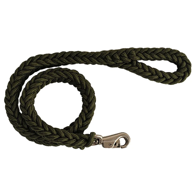 Army Green 110 см для очень высоких нагрузок поводок для собак толстый нейлоновый круглый поводок для домашних животных для средних больших собак золотистый ретривер, Питбуль свинец для больших собак - Цвет: Army Green
