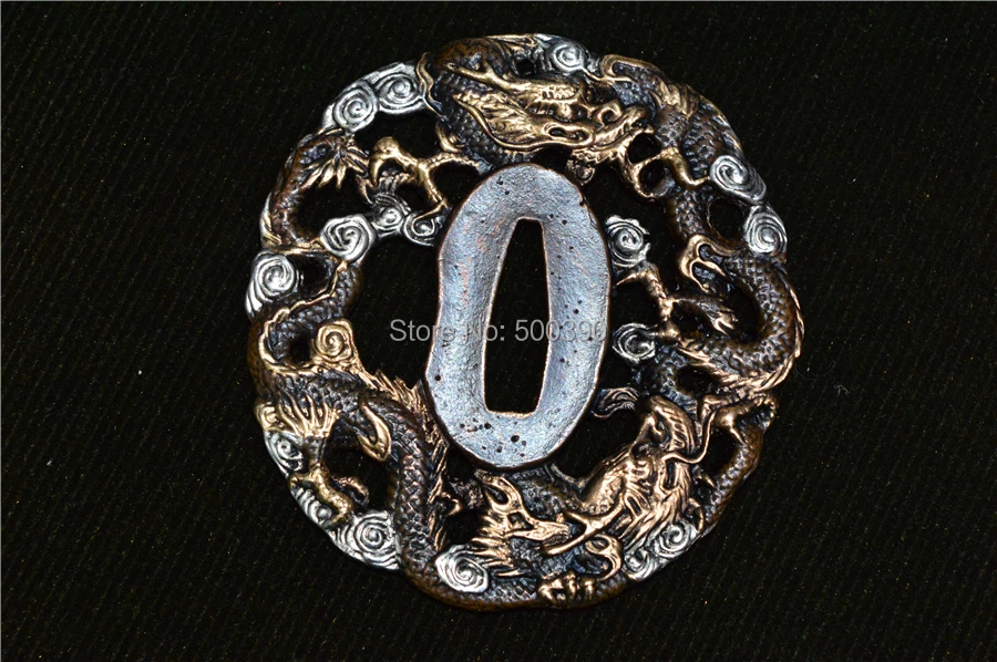 Фитинг латунный защитный Tsuba для японского катаны меч аксессуар набор с
