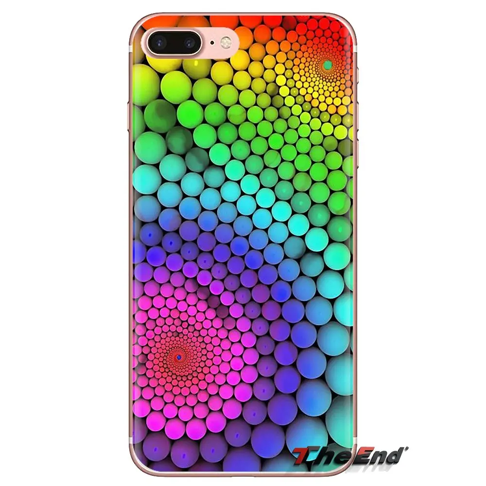 Прозрачный чехол из ТПУ с радужными 3d графическими кубиками для Xiaomi Redmi 4A S2 Note 3 3S 4