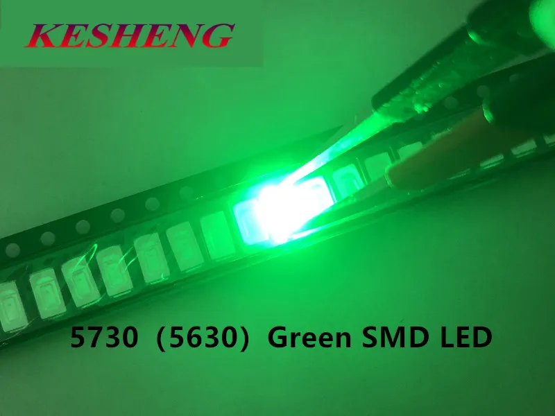 5730/5630 Зеленый LED SMD лампа излучающий диод smd-светодиод 5730 зеленый крепящийся на