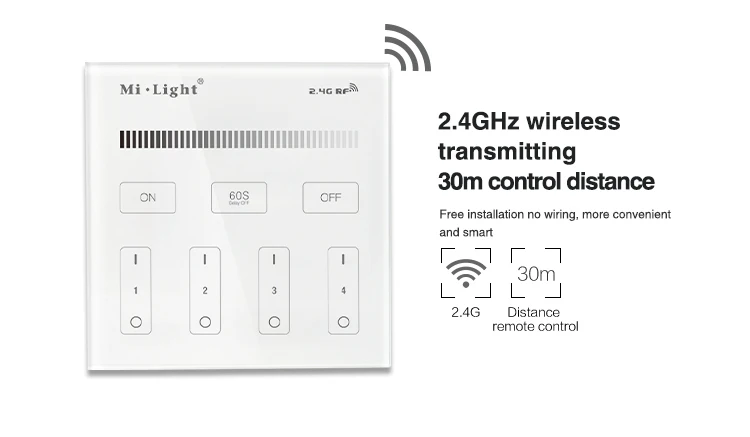Mi светильник B0 B1 B2 B3 B4 B8 4-Zone 8Zone 2,4 GHZ яркость/CT/RGB/RGBW/RGB+ CCT светодиодная умная панель Пульт дистанционного управления светильник