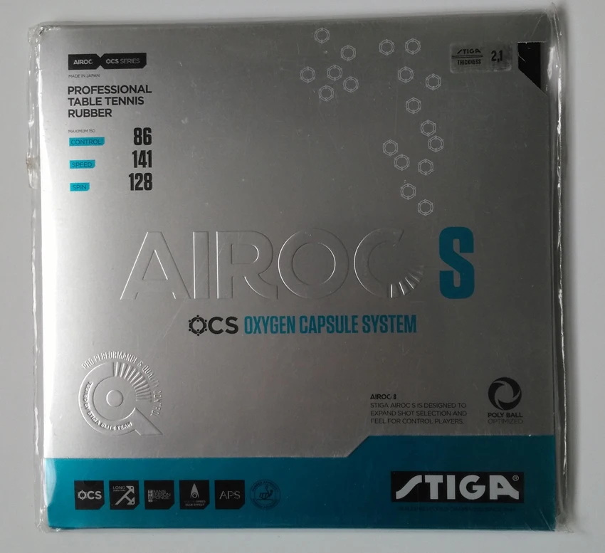 Ракетки для настольного тенниса Stiga AIROC S эластичные ракетки тенниса|rubber pingpong|rubber