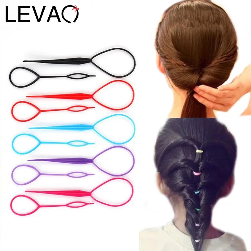 LEVAO 2 шт./лот новинка однотонные для самостоятельной укладки волос ободки девочек