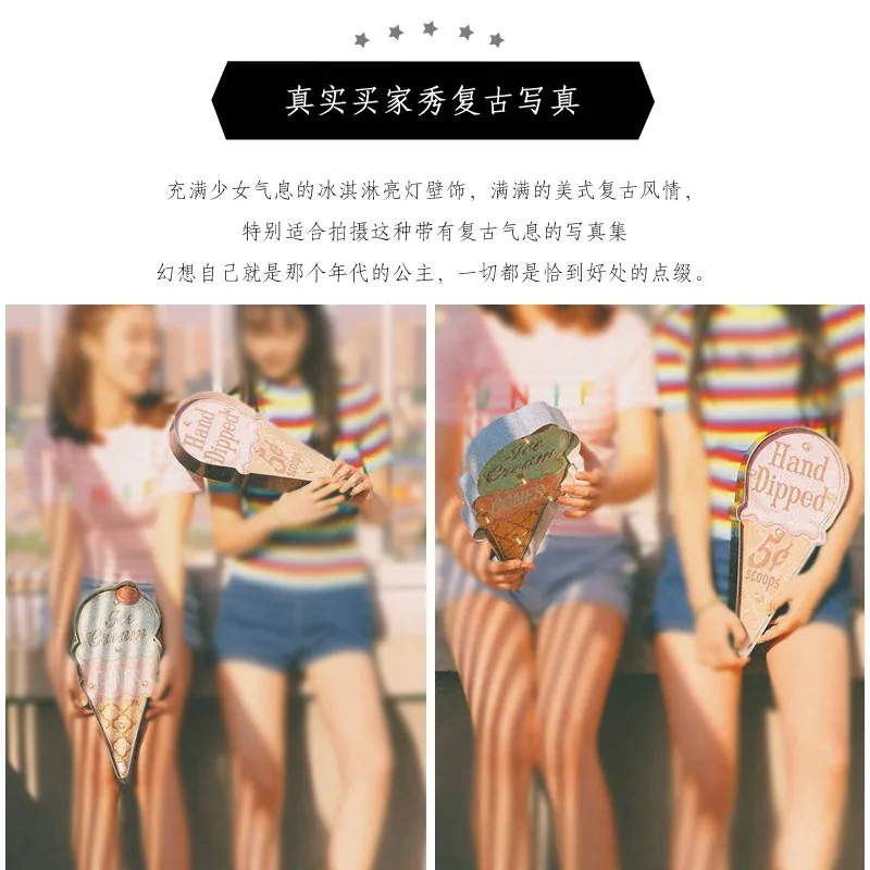 Современное маленькое свежее светодиодное настенное украшение в виде кофейни