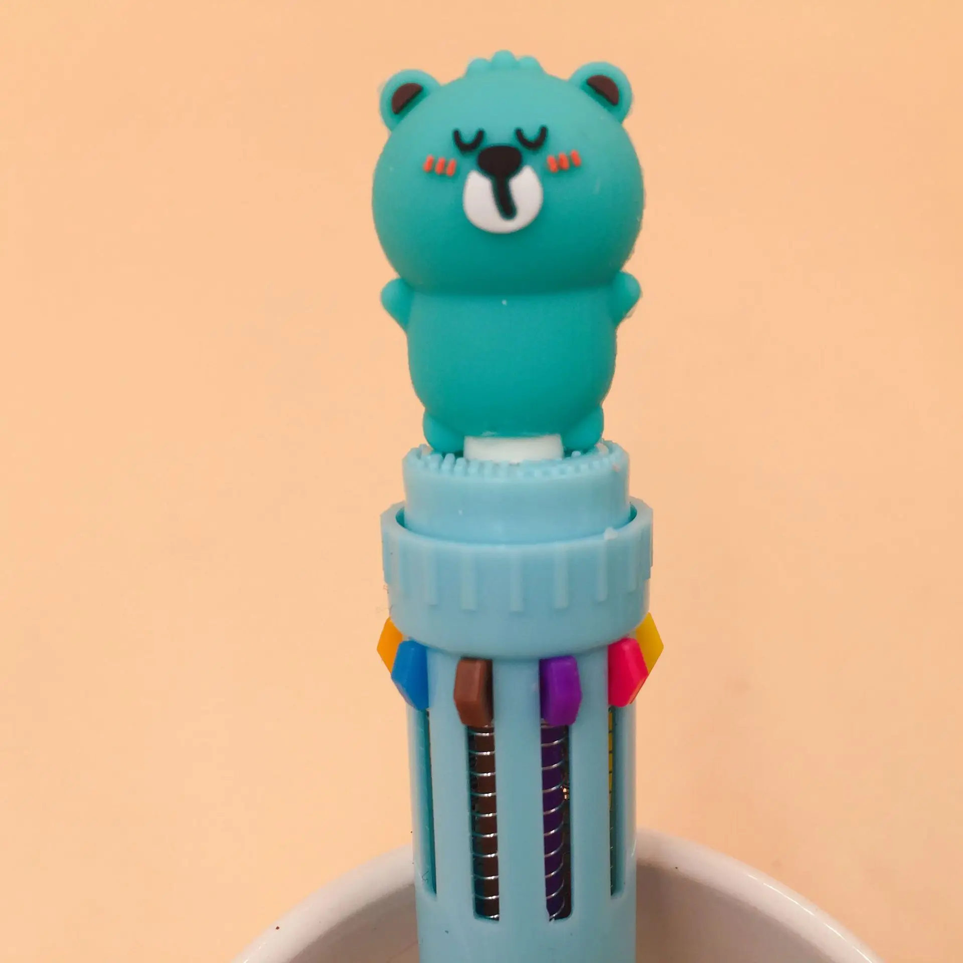Новинка Monster Bear 10 цветов массивная Шариковая ручка для школы офиса поставка подарок канцелярские принадлежности Papelaria Escolar