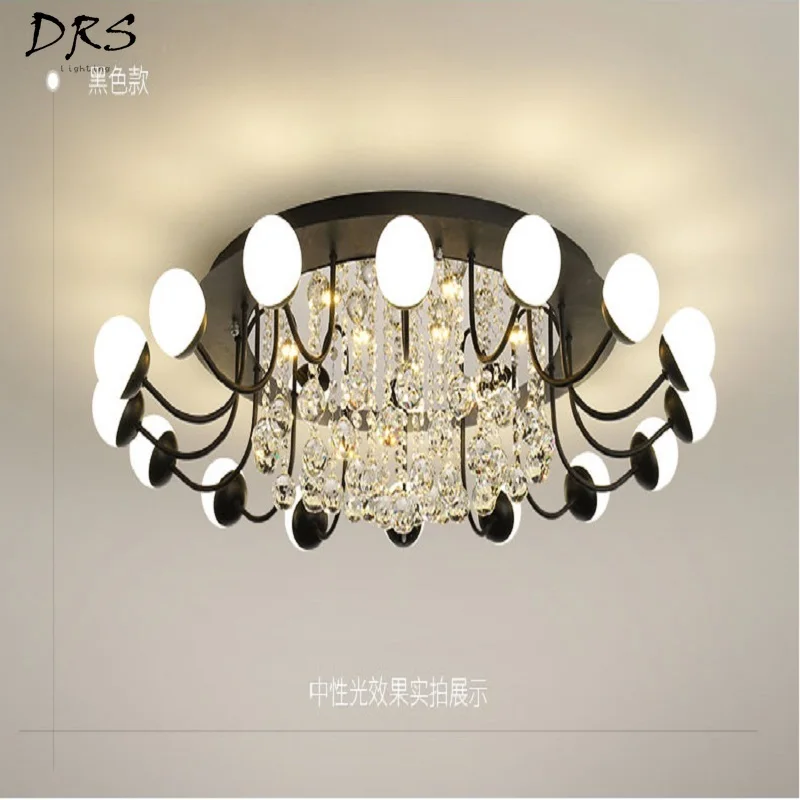 Круглые потолочные светильники для гостиной спальни простой современный