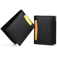 williampolo men wallet short bifold credit card holder genuine leather organizer slim multi card purse vertical horizontal new