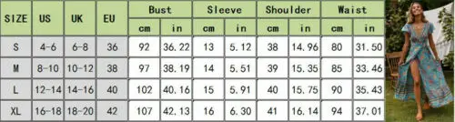 Женское летнее платье в стиле бохо с цветочным принтом и v образным вырезом
