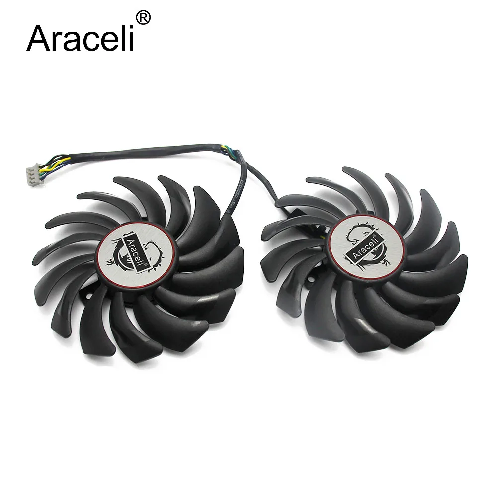 

2PCS/lot 4PIN PLD09210S12HH GTX1050 Ti Cooler fan For GeForce MSI GTX 1050 1050Ti GAMING X video card fan