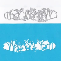 yinise punch cuts forest deer metal cutting dies for scrapbooking stencils diy album cards decoration embossing die cut tools