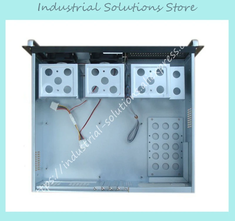 

New 3U Monitoring Cabinet Aluminum Alloy Panel ATX Board Full High Calorie HTPC Machine 3U380