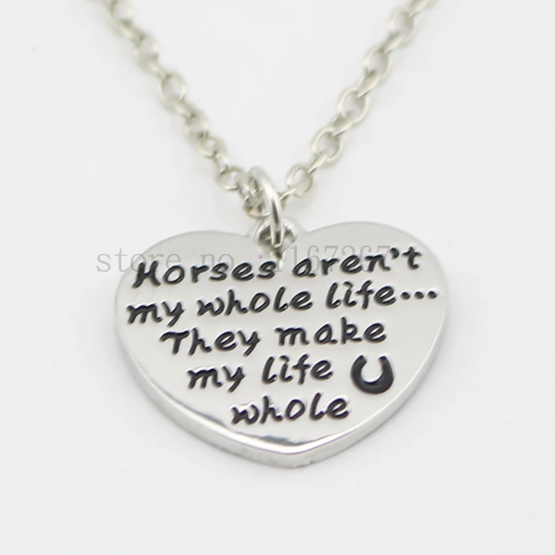 Ожерелье с подвеской лошади не всю жизнь... они делают мою жизнь целым колье