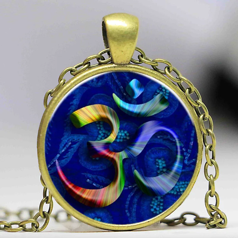 Новое 3D изображение Йога фигура Корица серебряный цвет круглый кулон любовь