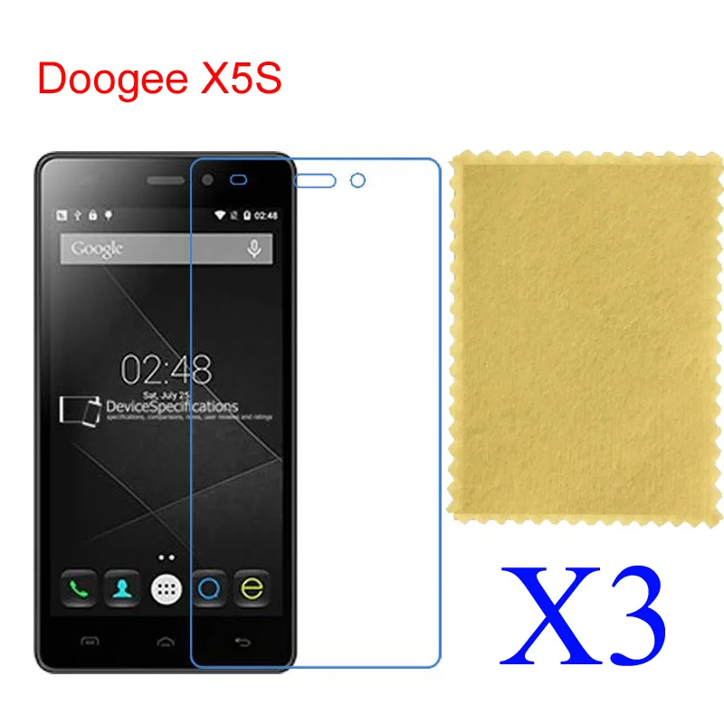 3 шт Для Doogee X5S X6 X7 X9 мини Pro Высокий прозрачный глянцевый Защитная пленка для |