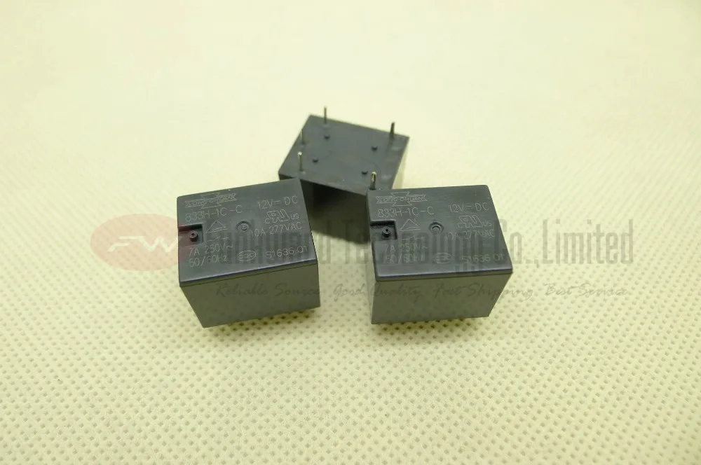 Силовое реле 833H-1C-C-12VDC 833H-1C-C-24VDC 833H-1C-C-48VDC 7A 250VAC 5 pins | Обустройство дома