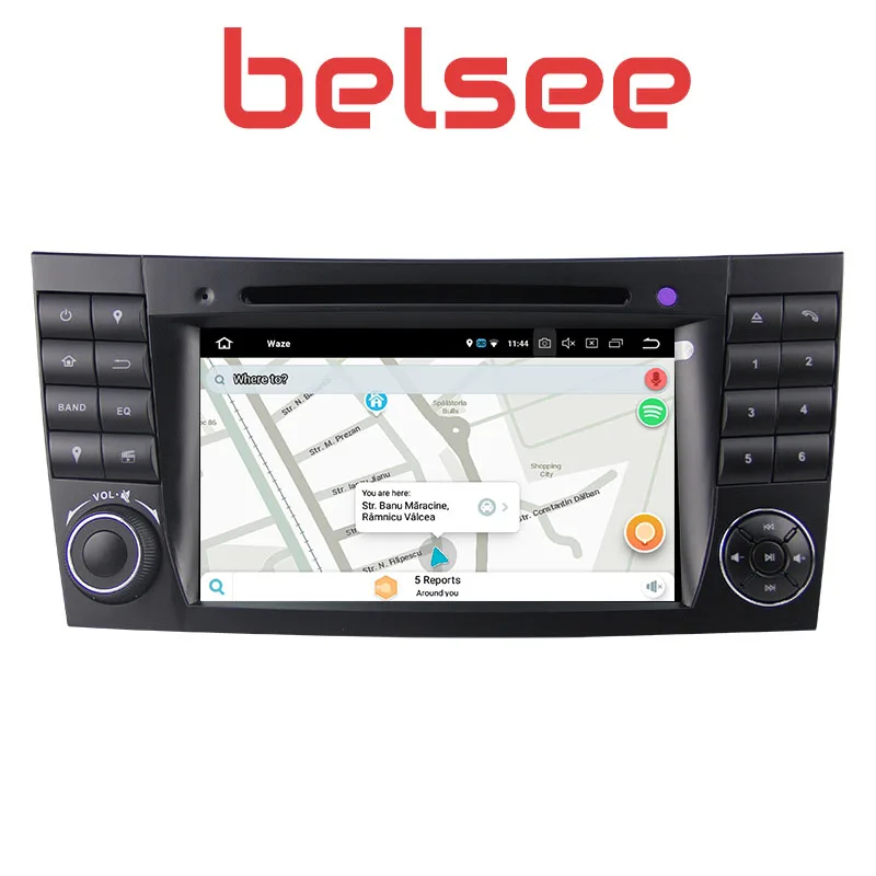 Belsee экран Android 9,0 головное устройство радио авто навигация Авторадио Стерео Mercedes CLS класс W219 g-класс W463 e-класс W211