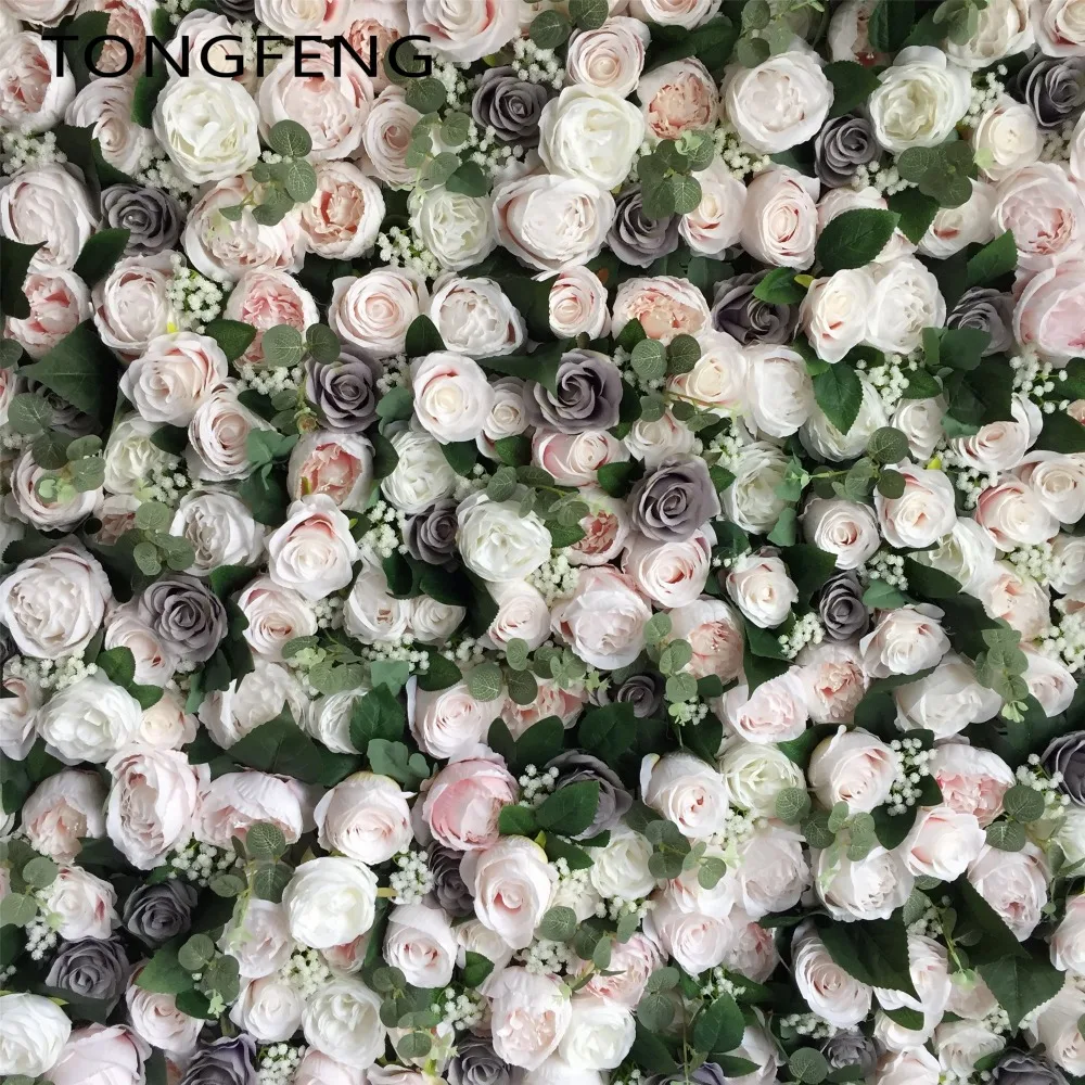 TONGFENG 8 шт./лот Mixcolor свадебный 3D цветок настенный бегунок Свадебная искусственная