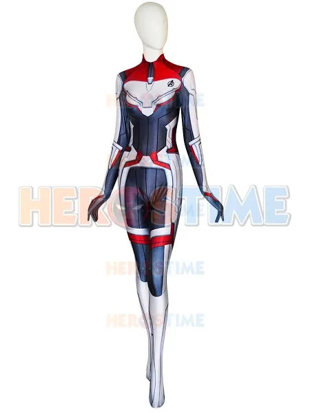 2019 Endgame Quantum Realm Cosplay Costume Spandex 3D Print Cosplay Zentai Suit for Halloween Party Woman Kids