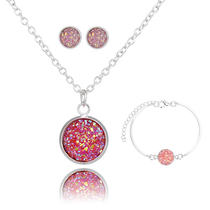 Комплект свадебных украшений из ожерелья серег и браслета|necklace earring|wedding jewelry