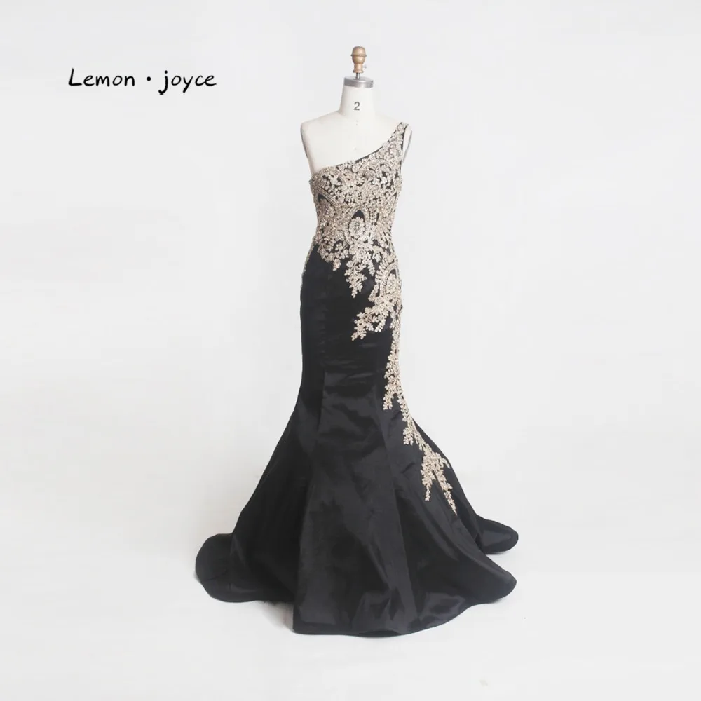 Lemon joyce длинное вечернее платье 2020 с одним плечом Русалка размера плюс|Вечерние