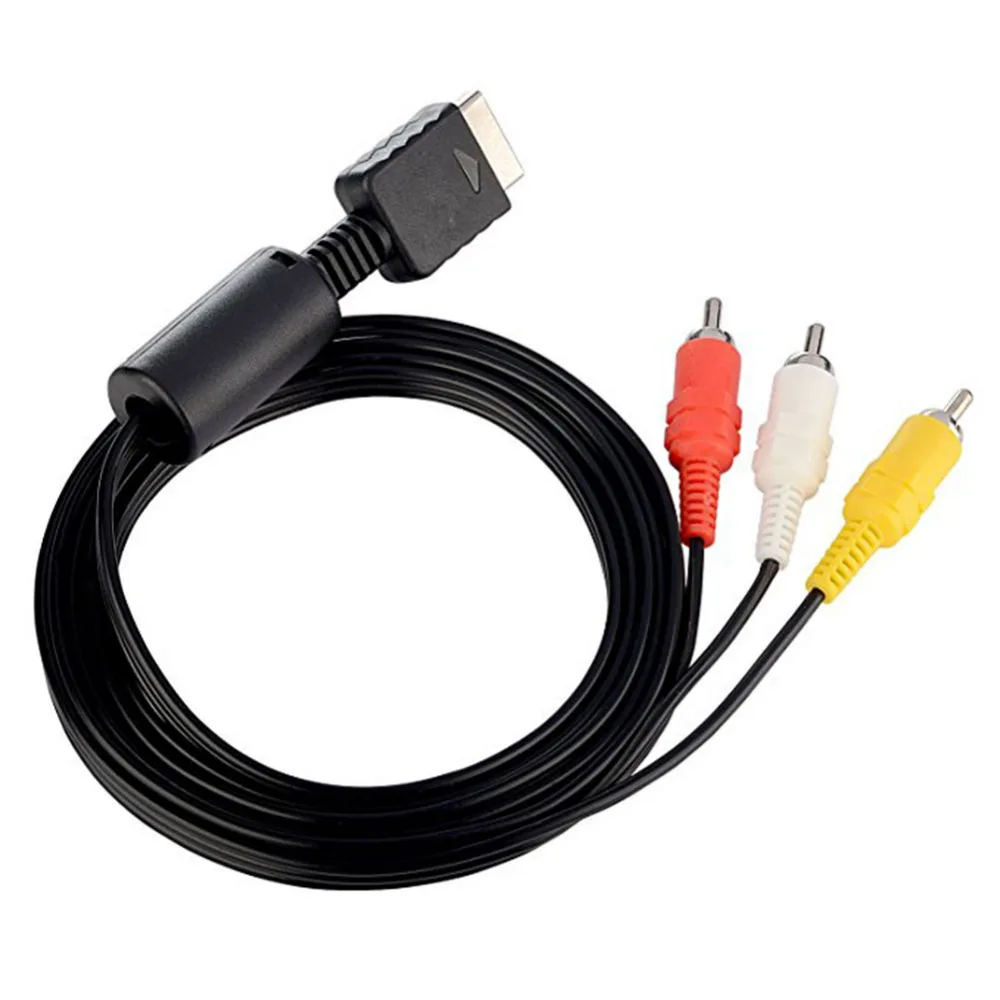 Blueloong 1,8 м для официальный Оригинальные Подлинная SONY RCA/av-разъем/видео кабель для Игровые приставки 1/2/3 аудио/видео кабель