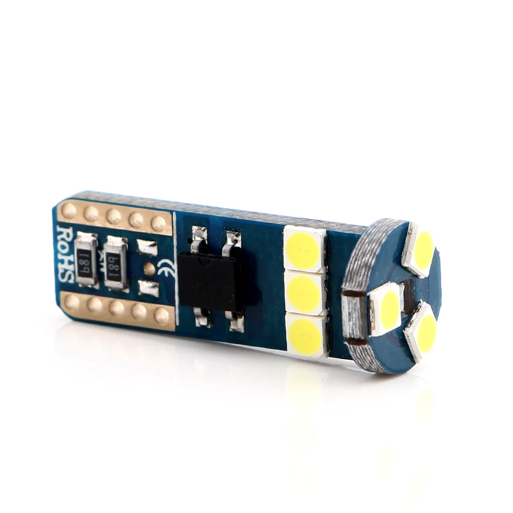 YM E-Bright 2 шт. T10 W5W светодиодный Canbus безошибочный 3030 9 SMD 540Lm Can-bus Авто клиновидные