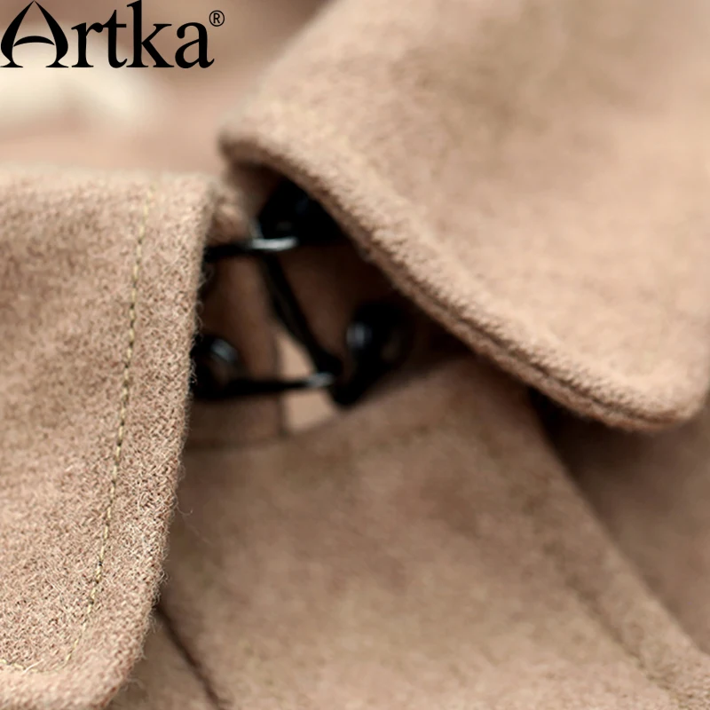 Женское шерстяное пальто с отложным воротником и длинным рукавом|woolen coat|coat vintageslim