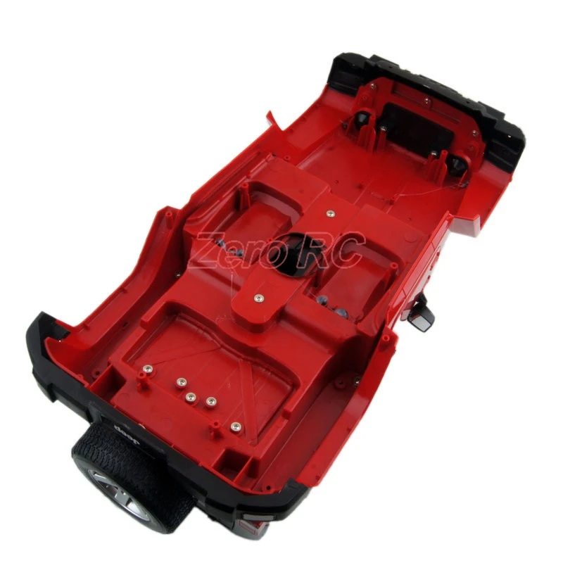 RC 1/10 масштаб красный твердый пластиковый JK JEEP WRANGLER резиновый корпус для RC4WD D90