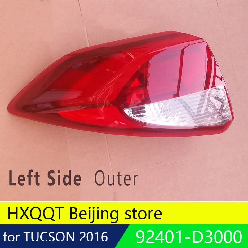 OEM для Hyundai TUCSON 2016 задний фонарь внешняя лампа LH 92401 D3000 (не светодиодный)
