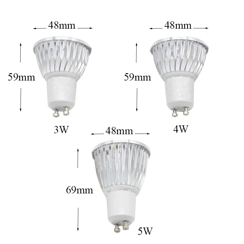 Ampoule GU10 rgb Светодиодная лампа 110 В 220 bombillas потолочный прожектор с регулируемой